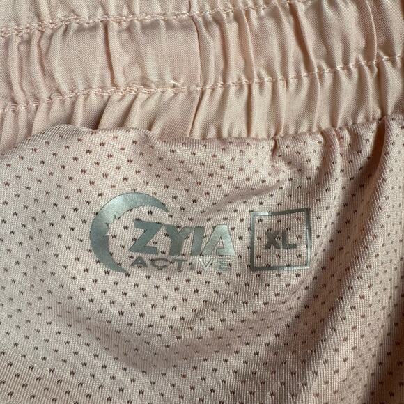 Zyia Active Bomber Shorts Running Active Athleisure Blush Pink Size XL - Picture 6 of 10